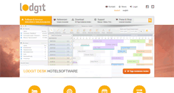 Desktop Screenshot of lodgit-hotelsoftware.de